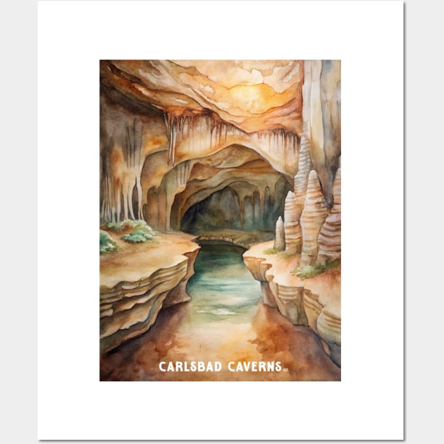 Carlsbad Caverns National Park Wall Art by Surrealcoin777